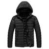 2026 Winter New Men's Light and Short Fashion Casual Cotton Clothing Slim Fit Portable Warm Men's Hooded Jacket