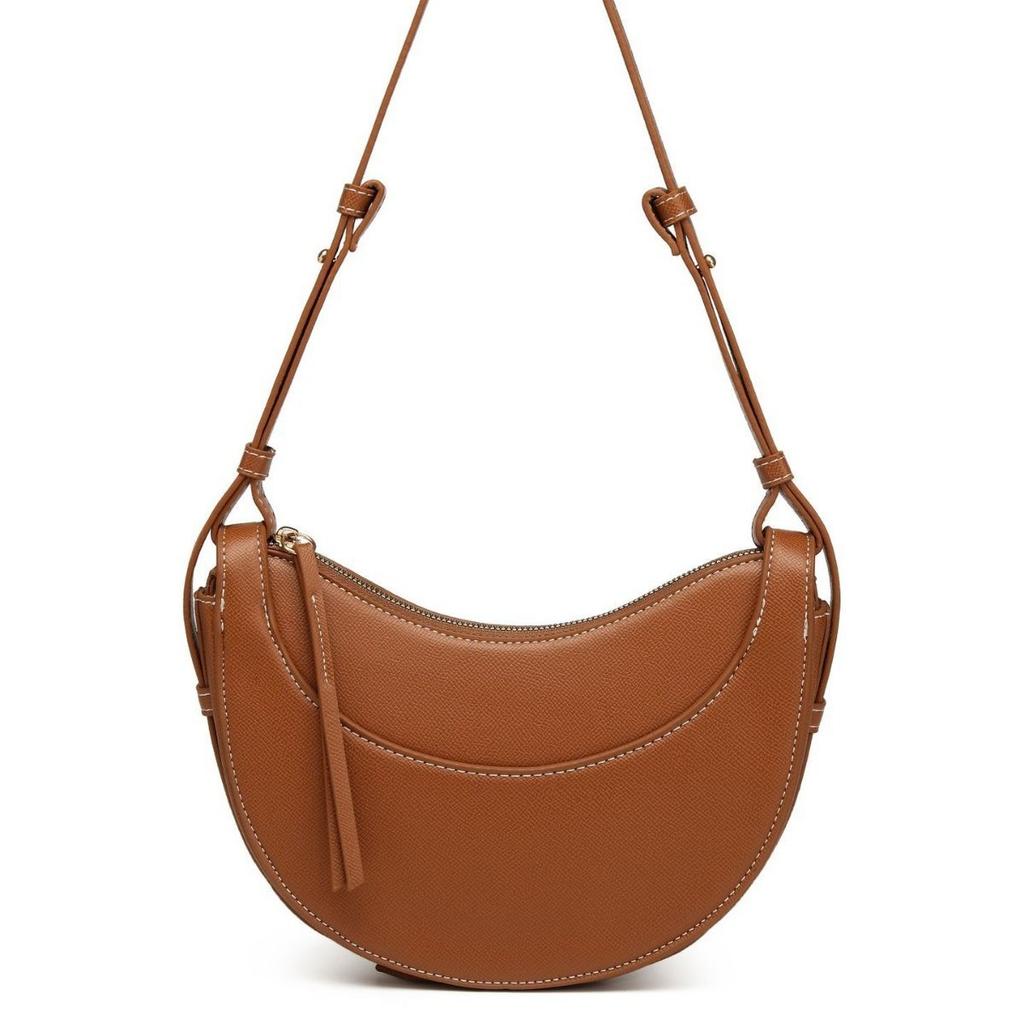 Casual high-end large-capacity shoulder bag 2025 new fashion foreign-style handbag versatile saddle bag tide