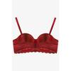 New Year's Themed Women's Unpadded Micro Strapless Bra