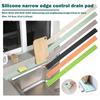 Silicone Dish Drying Mat 70*5cm, Countertop Drainage Mat, Sink Narrow-Edge Extended Drainage Mat, Bar Counter Mat, Multi-functional Storage Mat