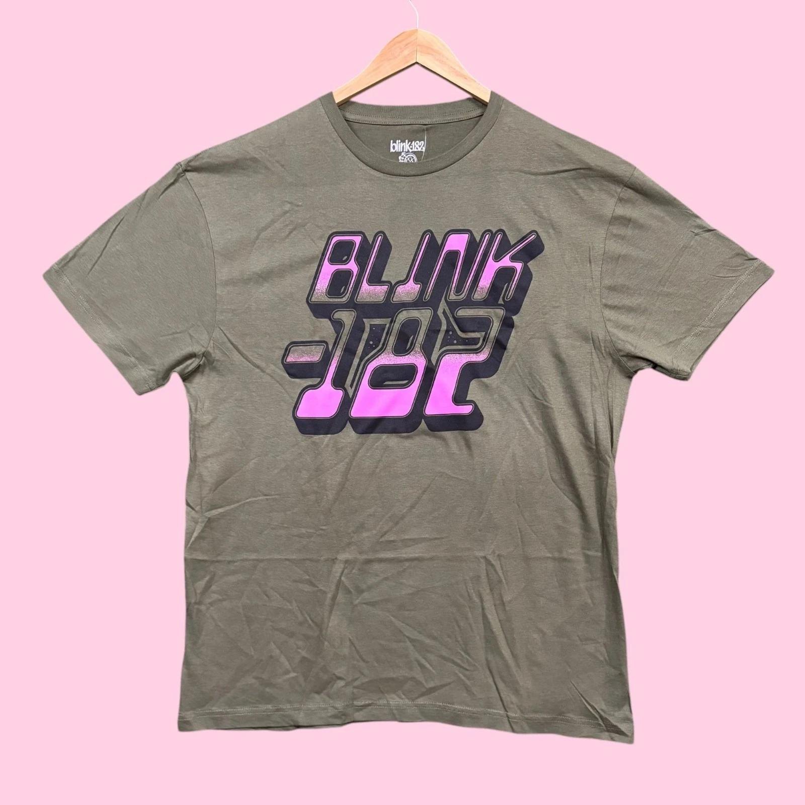 Blink-182 Bubble Logo Poster Punk Rock Band Tee L S