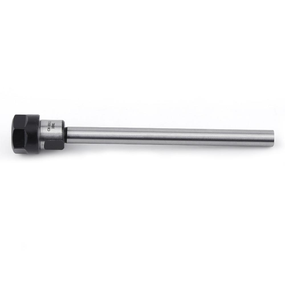 100L Length Collet Chuck Holder Straight Shank Straight Shank Chuck Holde  Lathe Processing