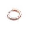 Cartilage Tragus Silver Gold Rosegold CZ Ear Piercing Body Jewelry Huggie Hoop Earring Nose Ring