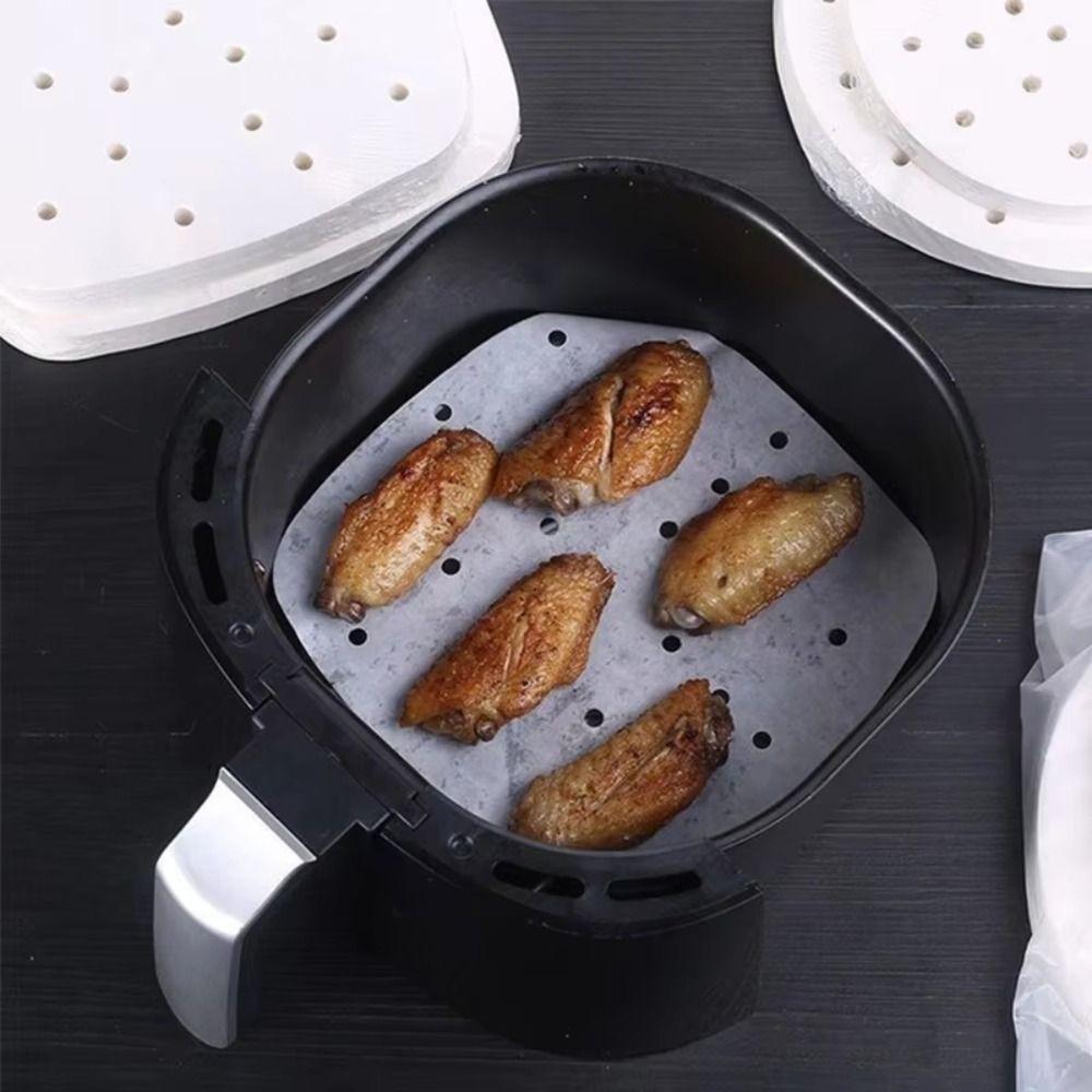 100Pcs New 4/5/6/7/8in Steamer Paper Disposable Round Buns Pastries Non-stick Paper Bread Bakery Paper Kitchen Cooking Tools