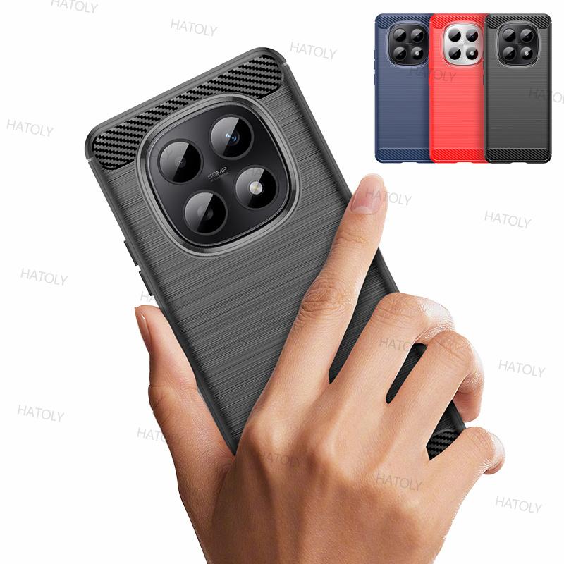 For Xiaomi Redmi Note 15 China Case Xiaomi Redmi Note 15 5G China Cover Luxury Shockproof Anti-Slip Brushed TPU Protective Case
