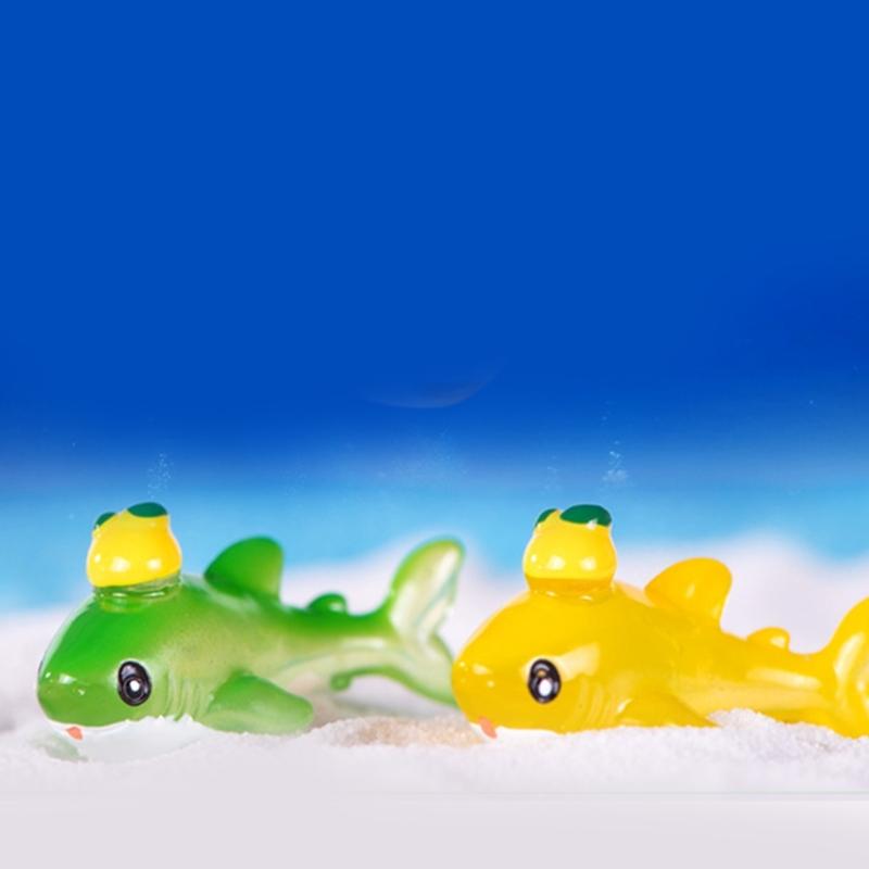 Miniature Ocean Animal Figurines 10Pcs Set for Aquariums Decoration and Birthday Party Including Resins Whale Sea