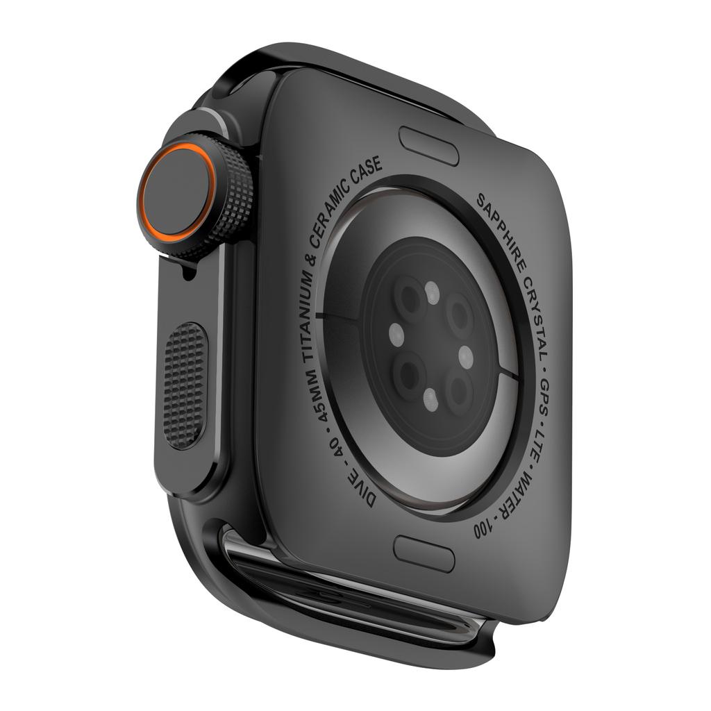 Protective Case for Apple Watch Series 9 45mm/8 45mm/7 45mm Alloy Watch Frame