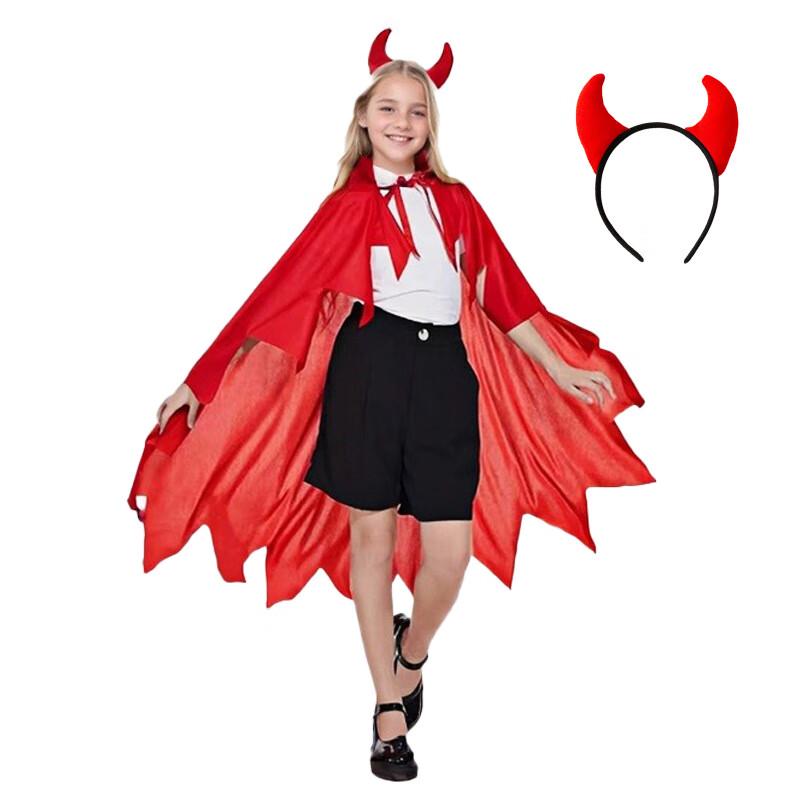 Unisex Devil Cosplay Cloak Set