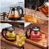 ZISIZ Glass Teapot with Infuser