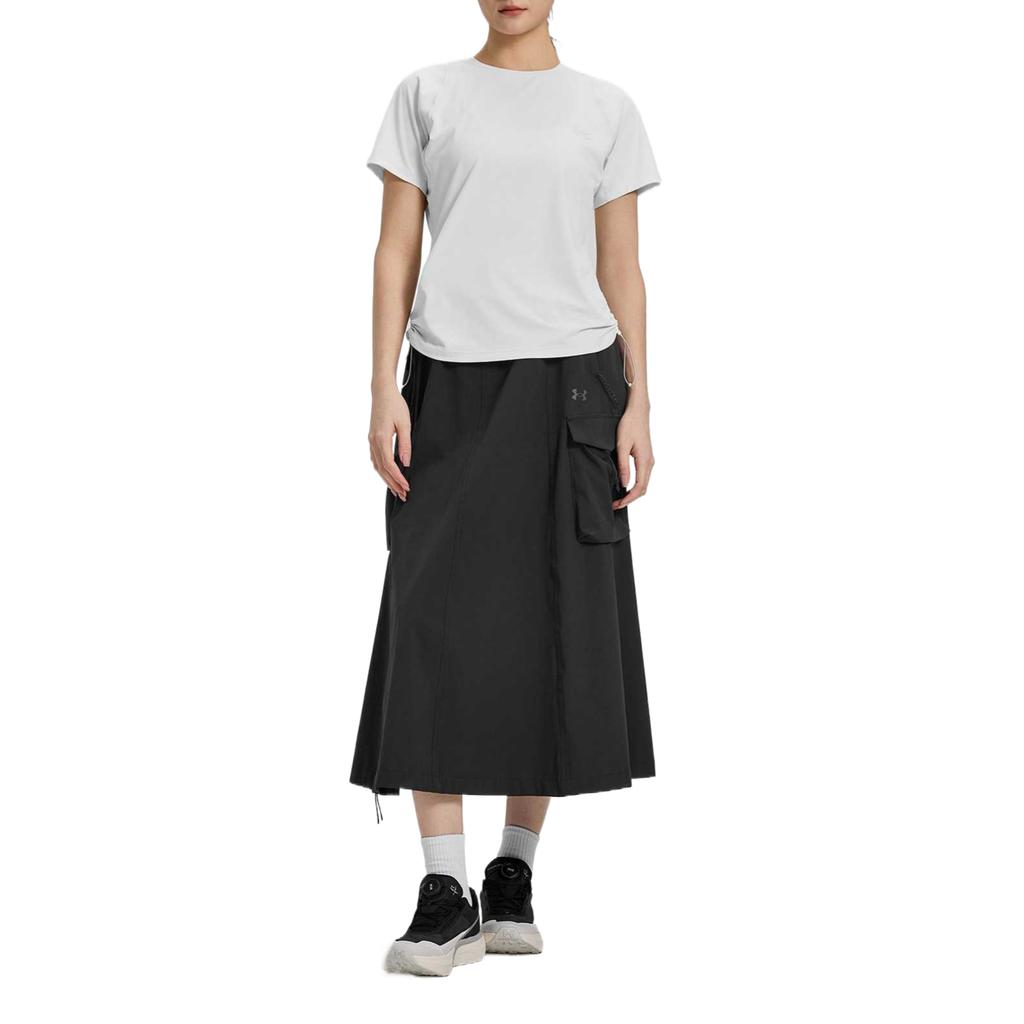 Under Armour SS26 Water-Resistant Breathable Durable Solid Color Casual Long Skirt Women skirts 16123221-0033