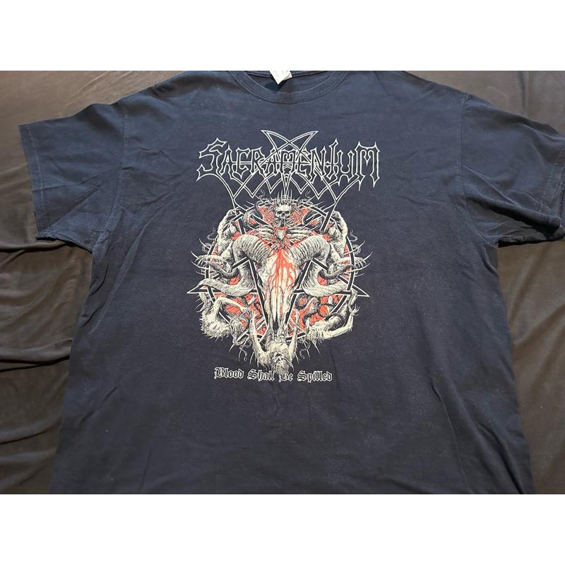 

Sacramentum Blood Shall Be Spilled XL Dissection Dawn Necrophobic Thulcandra T shirt 5XL різнокольоровий