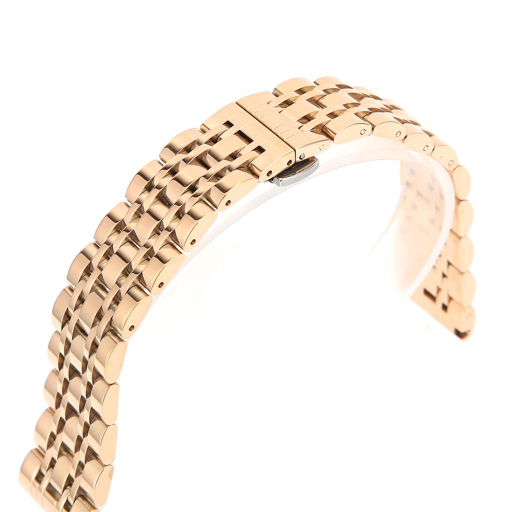 Watch Bracelet Stainless Steel Watch Strap Replacement   Length Watch Band   Gold