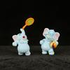 Elephant Doll 6pcs Toy Model Decoration Animation Cartoon Cute Material Pvc