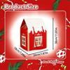 K1AE Christmas Wonderland Cottage Gift Box, House Shaped Gift Box Gifts and Enjoyment for Luxury Homes Red Christmas