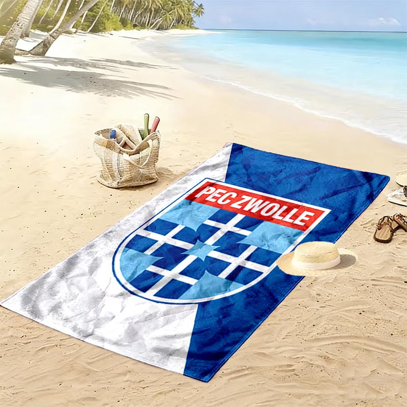 Pec Zwolle Print Beach Towel Large Soft Quick Dry Towel For Beach Camping Swimming