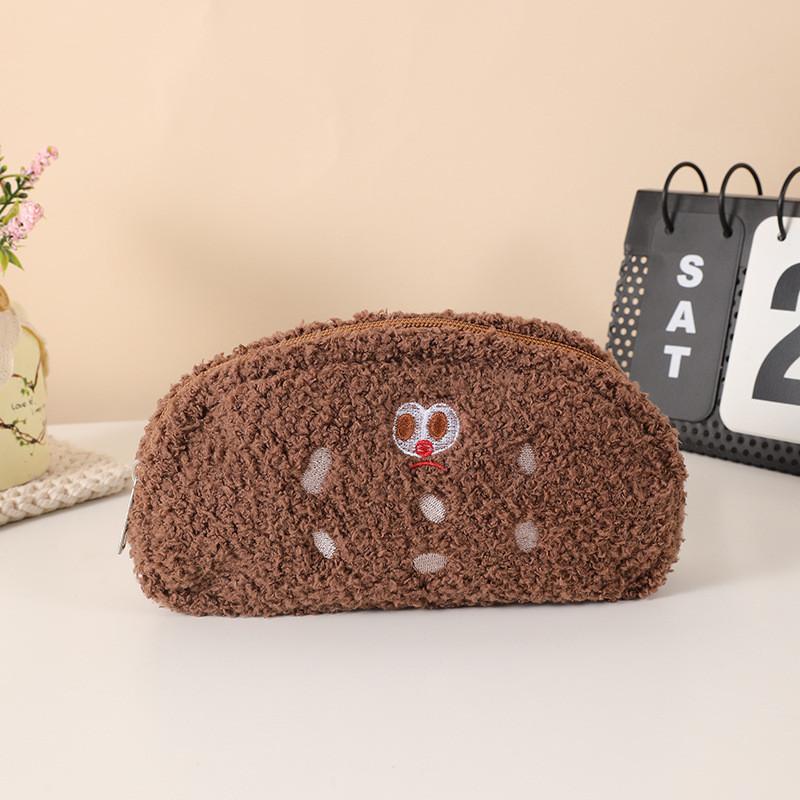 Astuccio Portapenne Peluche Carino per Ragazze con Organizer ad Ampia Capacità per Materiale Scolastico