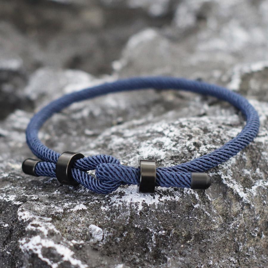 Adjustable Men Lucky Red Rope Bracelet With Grade A 4mm String Stainless Steel Clasp Outdoor Cycling Braclet Gift For Him Joias