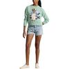 Polo Ralph Lauren SS24 Animal Embroidery Round Neck Loose Fit Pullover Long Sleeve Knit Sweater Women sweater Cerulean WMPOSWENC020947-300