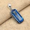 Tanzanite Gemstone Handmade Solid 925 Sterling Silver Jewelry Anniversary Pendant For Her