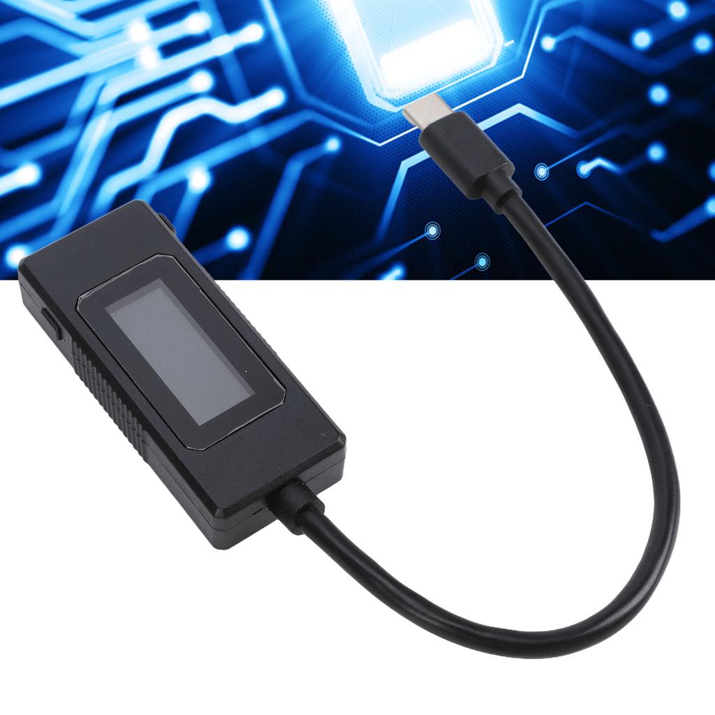 USB C Tester Multi Functional Color Screen Type C Voltage Current Power Capacity Meter