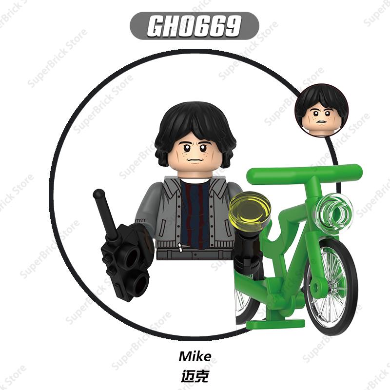 Montauk Upside Down World Building Blocks Demogorgon Vecna Eleven Mini Action Figures Bricks Model Movies Dolls Toys Kids Gift