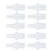 10 Pcs Enema Nozzle Tips Silicone Washable 8mm Inner Diameter Private Flushes Soft Enema