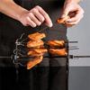 Stainless Steel Oven Grill Cage Rotating Grill Skewers Heat-Resistant Non-Stick Kebab Maker Machine Air Fryer Electric Oven Tool