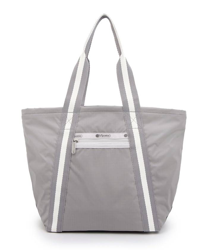 

LeSportsac Official Tote Small Everyday Spectator Pure Gray Bag, E/W Tote/1497, Women s,