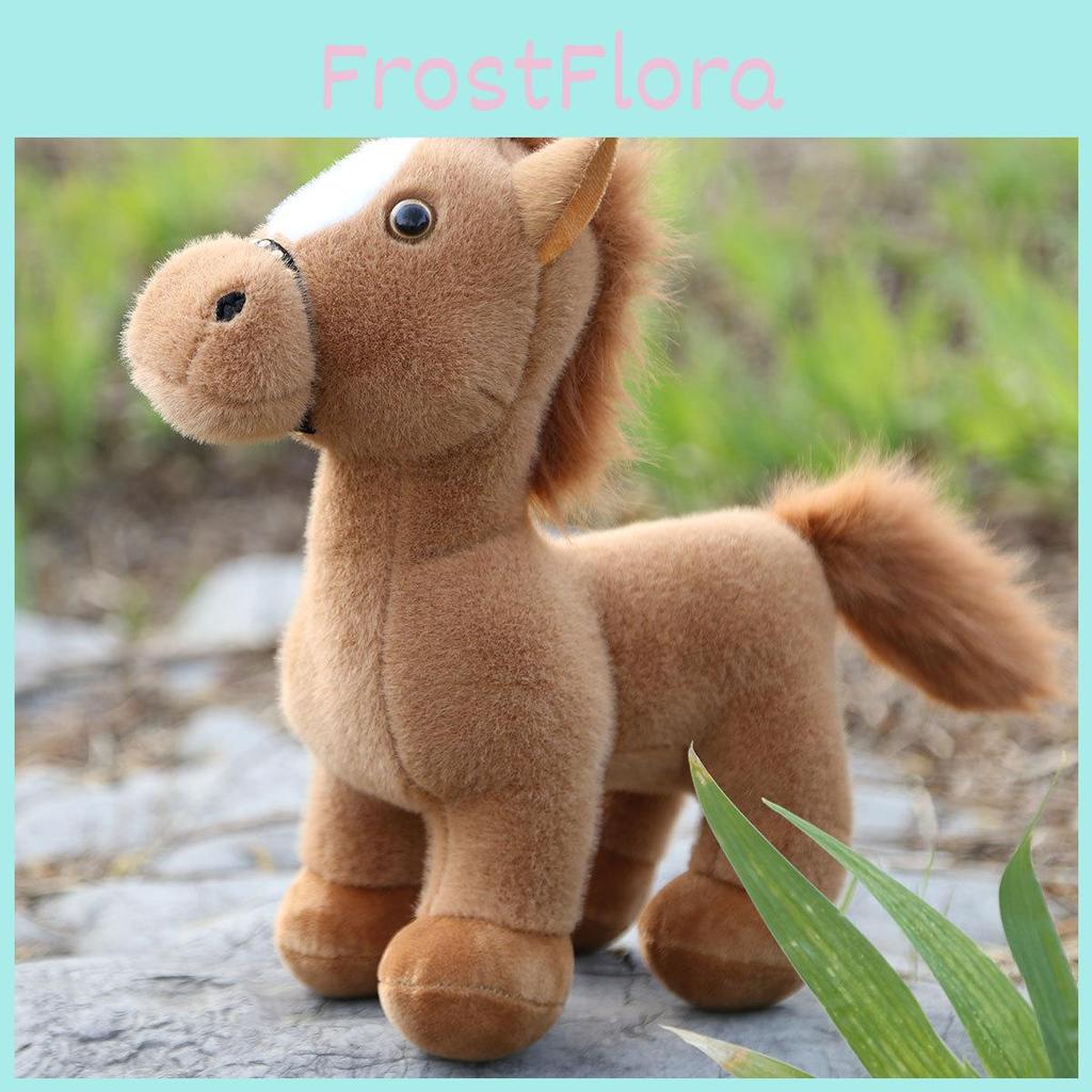 Pony Plush Toy Gift For Girls Soft Short Plush Animal Doll For Kids And Collectors