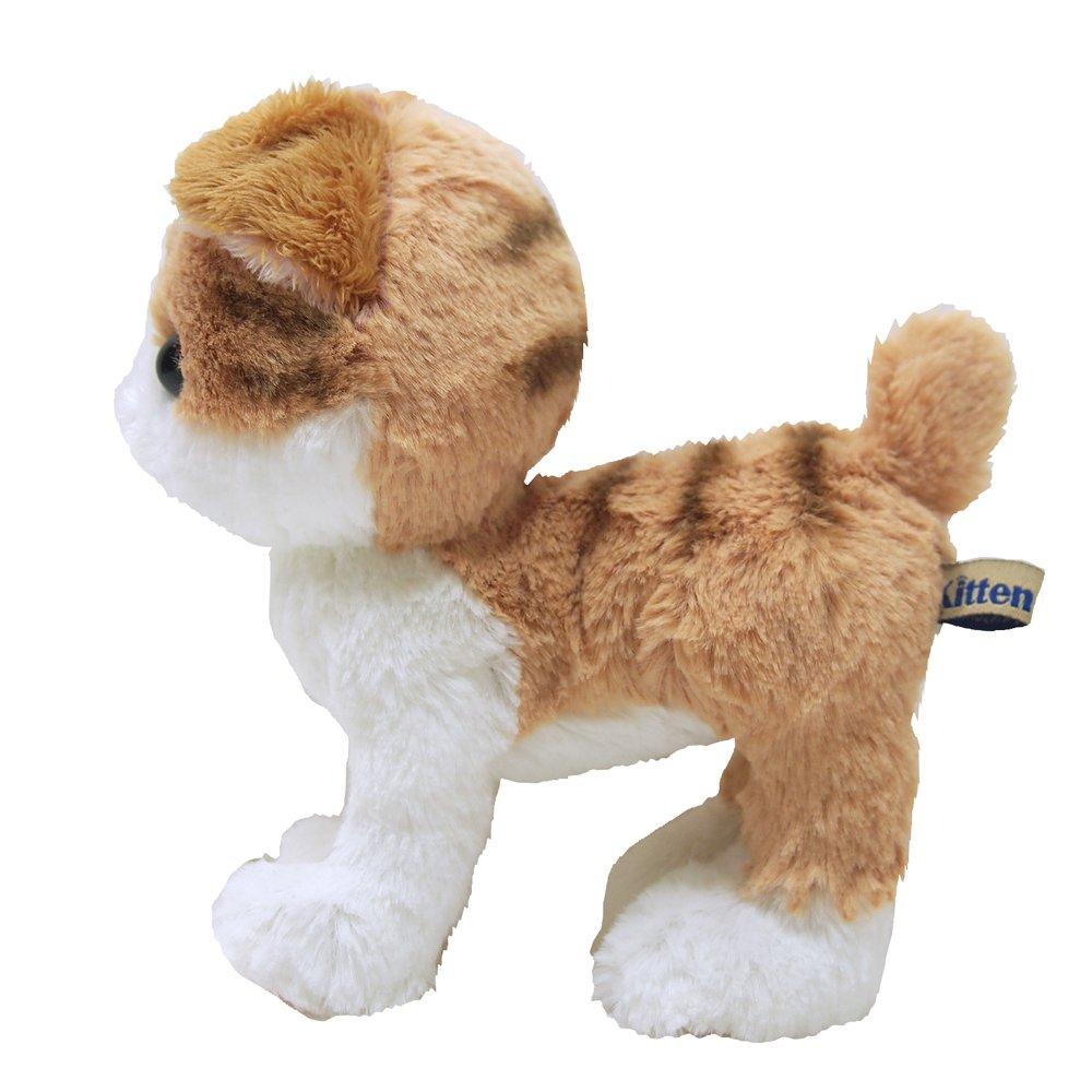 Sunlemon Kitten Scottish Fold Brown x 8 x cm Stuffed Animal Cat 16.7 18.4 P-4222