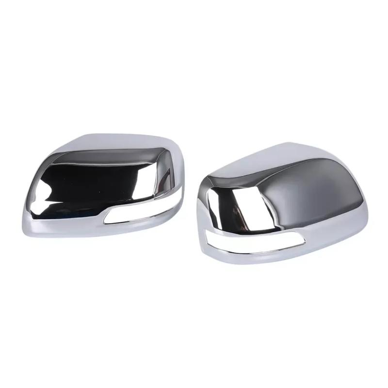 Protective Cover Carbon Fiber Chrome Silver Door Mirror Cover For Toyota Land Cruiser LC200 Prado FJ150 150 2010-