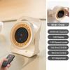 Newest Portable 4000mAh Rechargeable Table Fan Angle Adjustable Wall Fan Remote Control Touch Screen Mini High-speed Cooling Fan