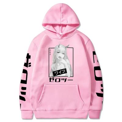 Anime Darling In The Franxx Zero Printed Women's Hoodies Casual Street Wear Hooded Autumn and Winter Casual Sweatshirts