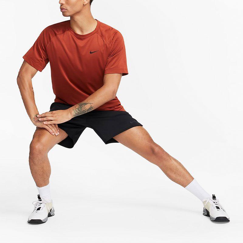 Nike Fitness Clothing Men's Dark Orange Moderate Straight Fit DV9816-832