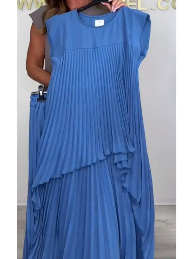 2025 Euro-America Style Solid Raglan Sleeve Top & Ruched Straight-Leg Pants Set