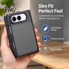 Slim Protective Cover for IPhone 2026 Magnetic Foldable Case iPhoneDuo, Full Hinge Protection, Rotating Durable Hard PC Smartphone Kickstand,