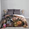 Jamie Campbell Bower Photo Collage Throw Blanket Decoratives Blankets and Throws Luxury Throw Decorative Sofas Blankets