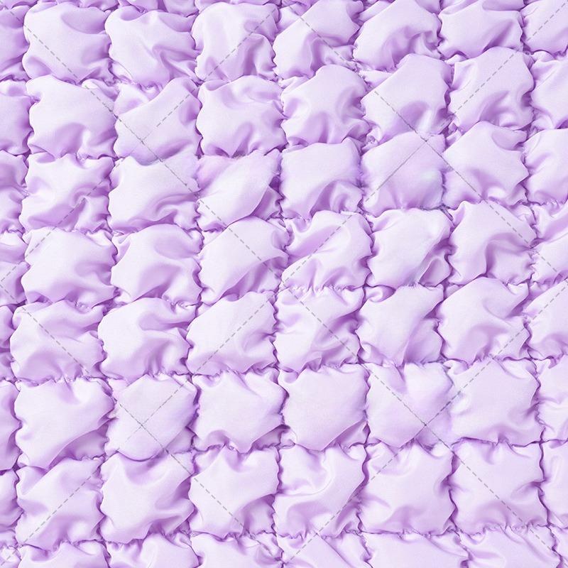 Elastic Checkered Quilted Embroidered Fabric Spring Yarn-spun Cloud Bag Cotton Fabric DIY Pet Clothing, Hand Warmer Treasure Bag