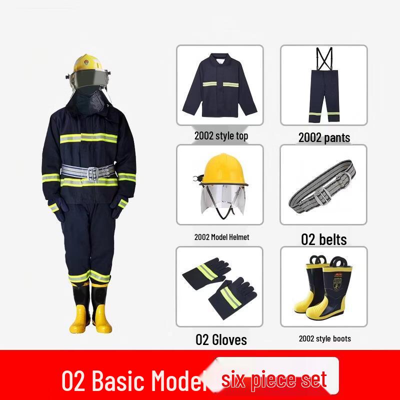 DAXTE Thickened Firefighting Suit Set