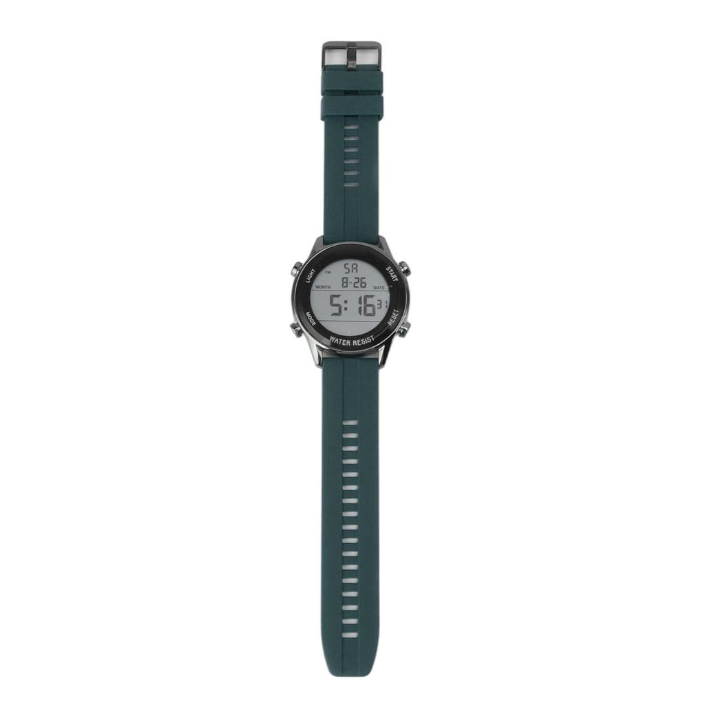 Sports Watch Digital Electronic Luminous Waterproof Large Screen Men Watch Silicone Watch Band for Outdoor Activities