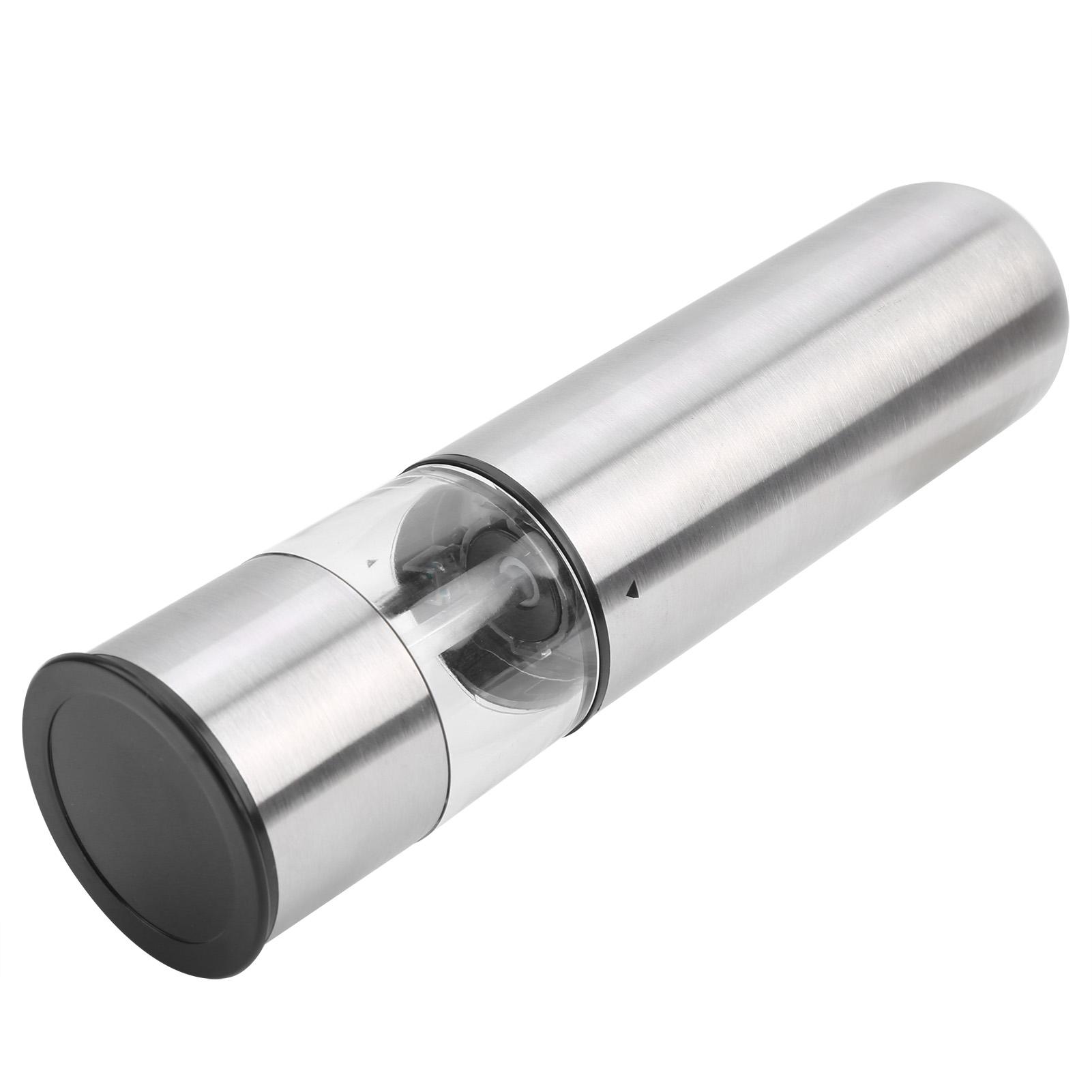 

Электрическая мельница для соли и перца из нержавеющей стали, автоматическая мельница для специй на батарейках, инструмент