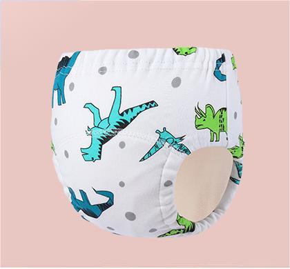 Baby Cotton Diaper Pants 6-layer Gauze Waterproof Washable Cloth Diaper Pants Absorbent and Breathable Baby Training Pants Diaper Pants