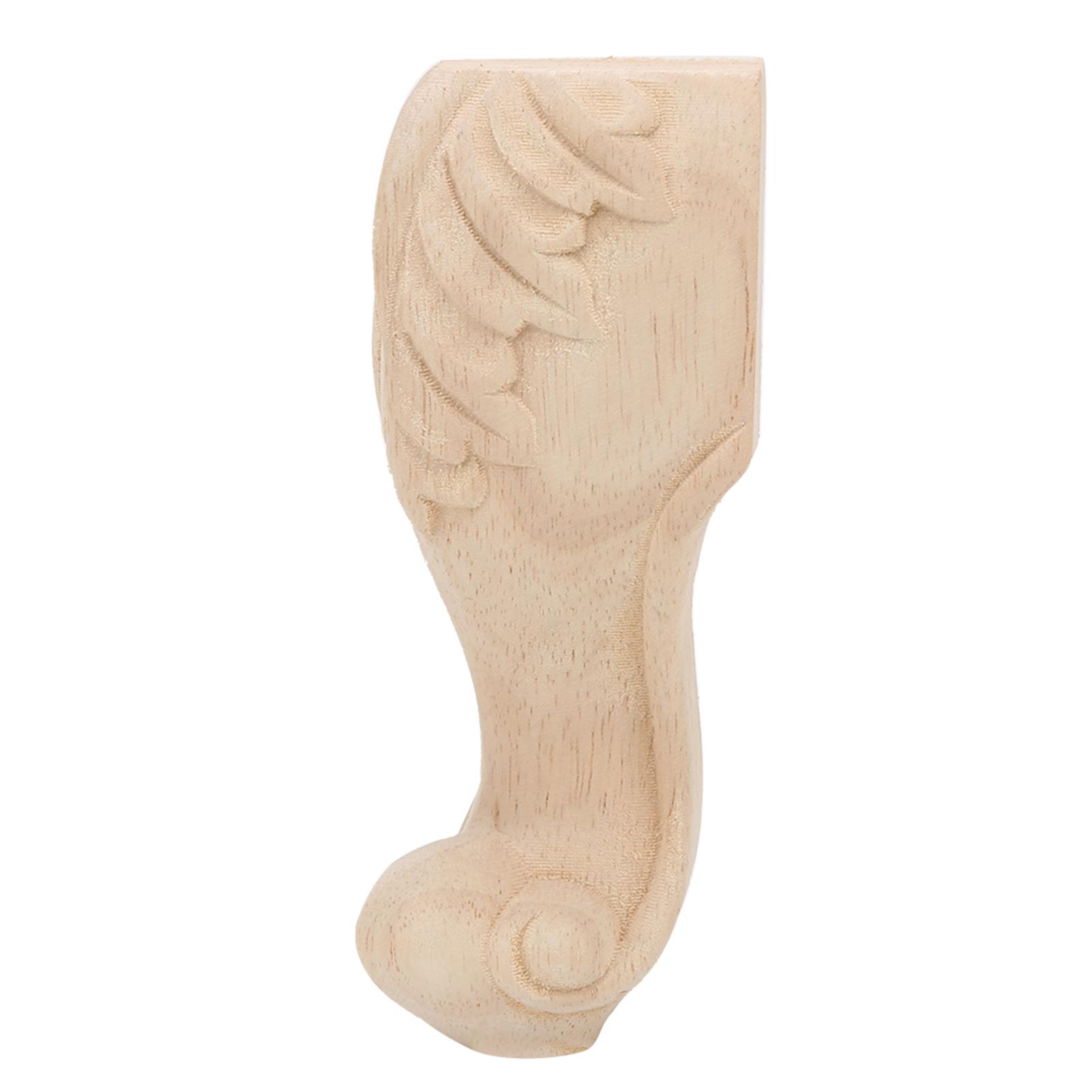 

4 шт. резные ножки для шкафа, дивана, тумбочки, аксессуары для гостевого дома для отеля 15 x 6 см