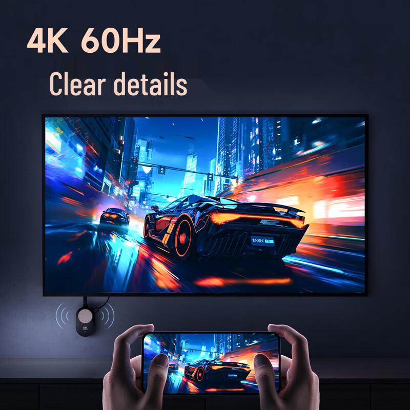 Haibeisi 4K 60Hz Wireless HDMI Screen Projector