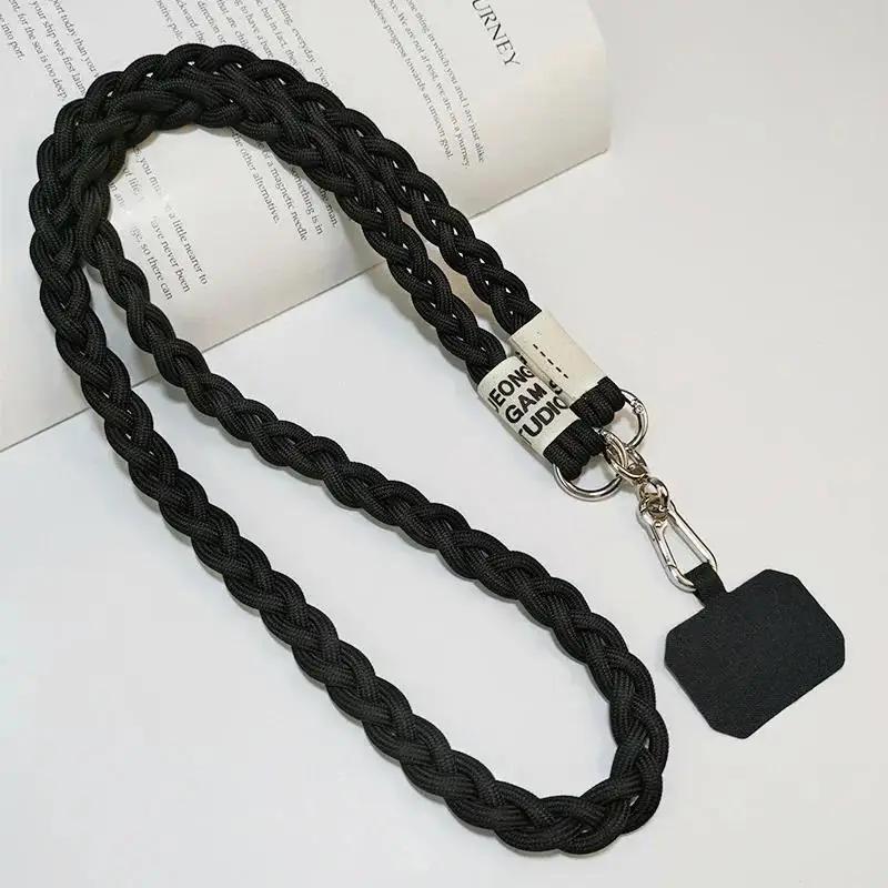 Trendy Korean Crossbody Lanyard - Long Braided Strap Outdoor/Mountaineering, Strong Secure Shoulder/Neck Anti-Theft/Anti-Snatch