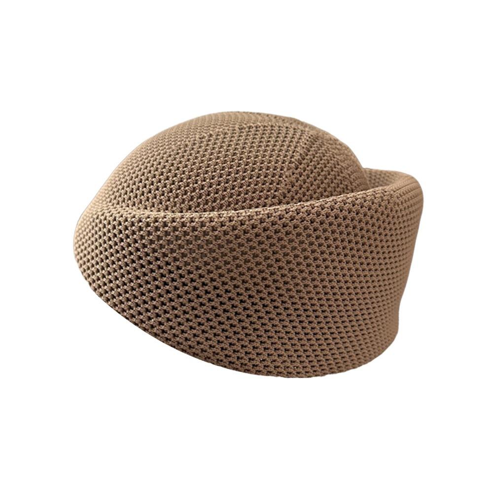 Summer Painter Hat Breathable Women Sun Hat Fashion Knit Beret Outdoor верблюд