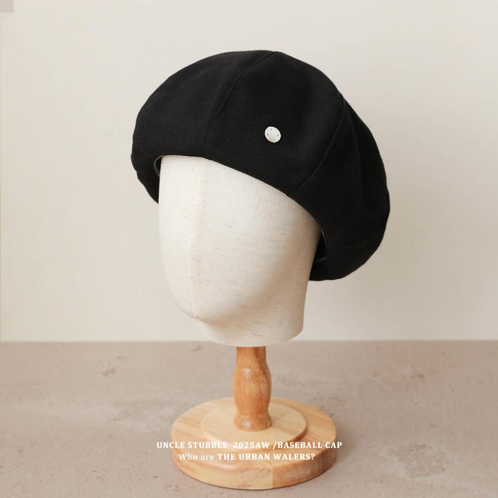 Korean Style Woolen Beret for Girls  Large Version To Show Face Versatile Pumpkin Hat Retro Literary and Artistic Temperament Painter Hat