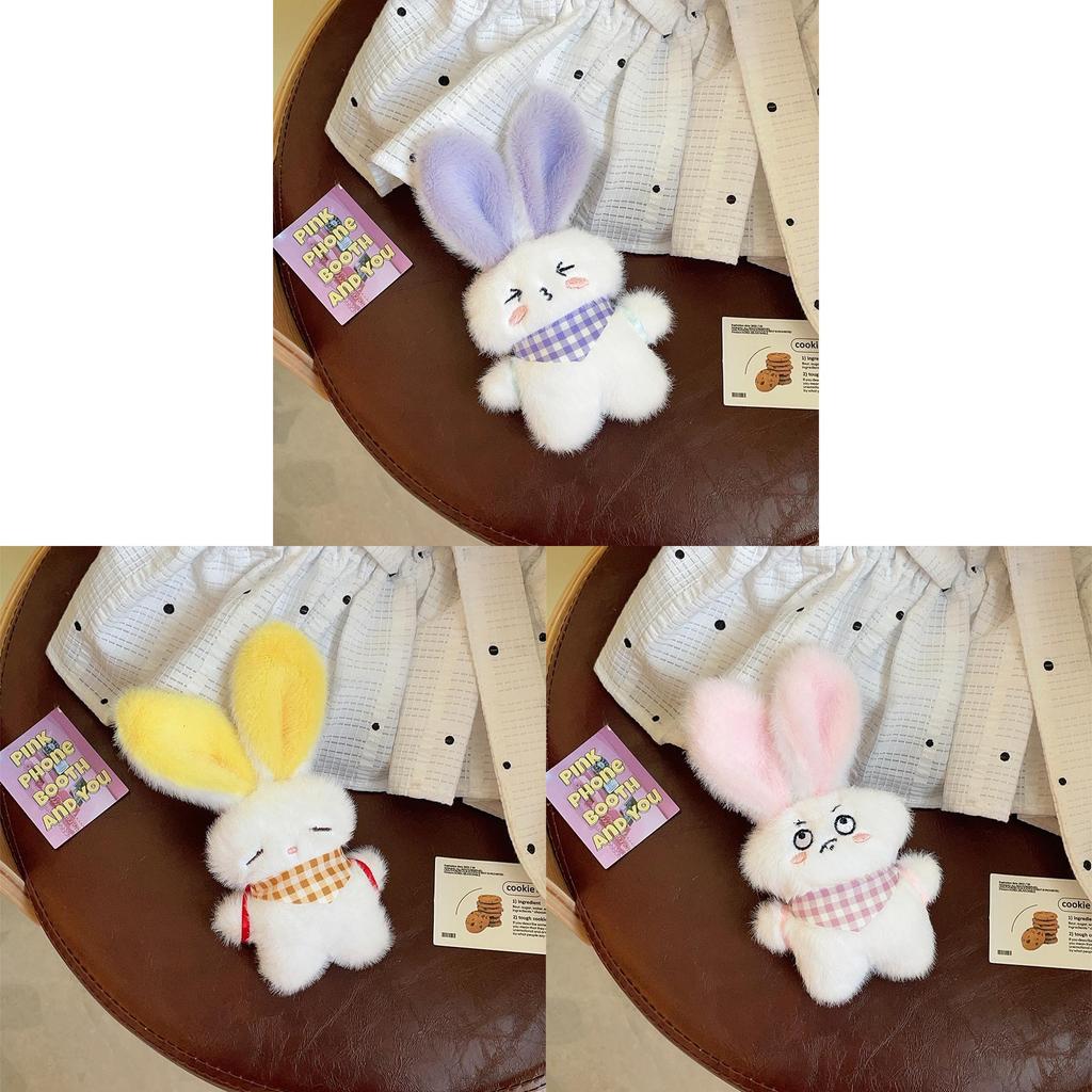 Cute Bunny Plush Backpack Keychain For Kids Gift And Party Favor