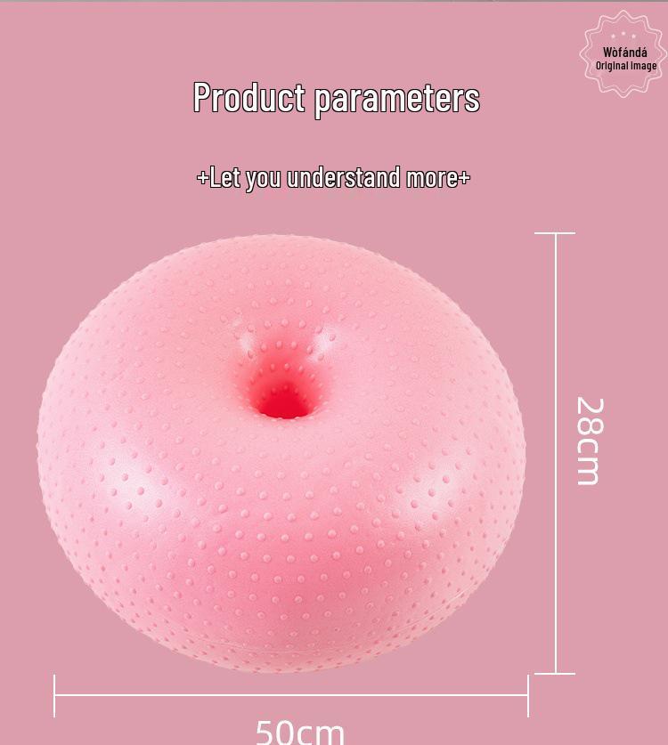 High-Demand Thickened Explosion-Proof Donut Yoga Ball – Perfect for Fitness & Home Use