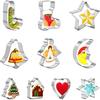 Molds, Cutters for Cakes, Cookies, Gingerbread, Christmas 10 Pcs